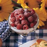 Sweet and Creamy Raspberries_image