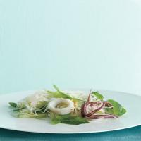 Southeast Asian Rice Noodles with Calamari and Herbs_image