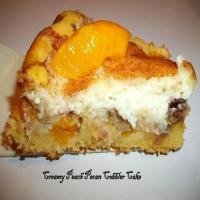 Creamy Peach Pecan Cobbler Cake_image
