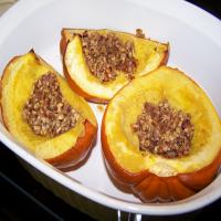 Acorn Squash With Spiced Brazil Nut Filling image
