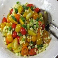 Corn and Tomato Salad With Cilantro Dressing image