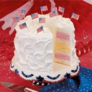 Fourth of July Ice Cream Cake_image