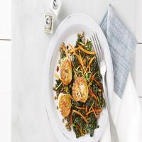 Seared Scallops with Lentil Salad_image