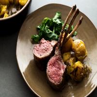 Rosemary Rack of Lamb With Crushed Potatoes image