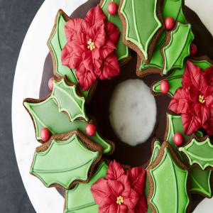 Chocolate biscuit wreath cake_image