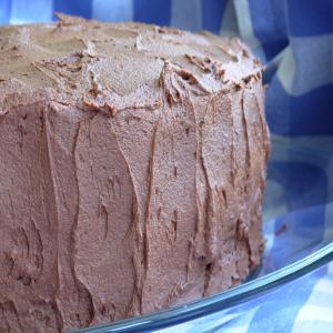 Kittencal's Best Deep Dark Chocolate Layer Cake_image