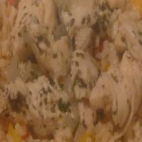 Chicken and Herbs in a White Wine Sauce image