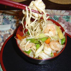 Chinese Prawns With Stir Fried Vegetables_image
