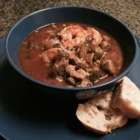 Roux-Based Authentic Seafood Gumbo with Okra_image