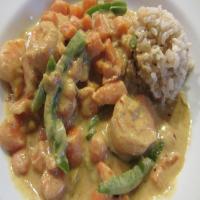Shrimp in Yellow Curry (Gang Lueng Goong)_image