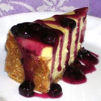 White Chocolate Blueberry Cheesecake image