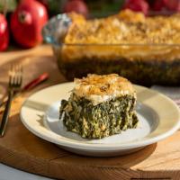 Spinach and Three Cheese Phyllo Pie_image