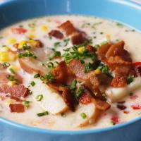 Instant Pot Summer Corn And Bacon Soup Recipe by Tasty image