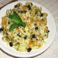 Savory Rice Pilaf With Lavender & Apricots image