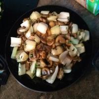 Keto Mushroom and Bok Choy Stir-Fry image
