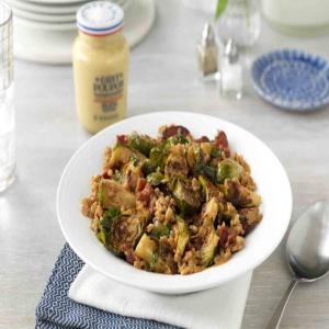 Roasted Brussels Sprouts & Farro Salad_image
