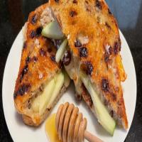 Salted Honey Apple Brie Grilled Cheese Recipe by Tasty_image