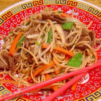 Chinese Stir Fried Beef Noodles_image
