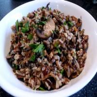 Wild Rice With Cremini Mushrooms_image