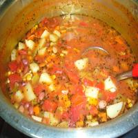 Bean and Potato Soup image