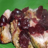 Pork Tenderloin With Gingered Cranberry (Or Cherry) Sauce (5 Pt_image