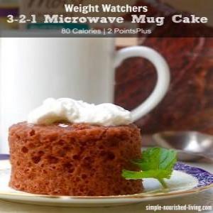 Weight Watchers 3 2 1 Microwave Mug Cake_image