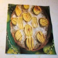 German Apple Cake. .Blitzkuchen mit Apfeln image