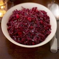 Red cabbage with balsamic vinegar & cranberries image