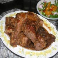 BBQ Country Ribs in Crock Pot_image