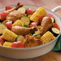 Corn and Chicken Dinner_image