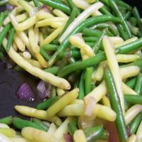 Green Beans with Caramelized Onions image
