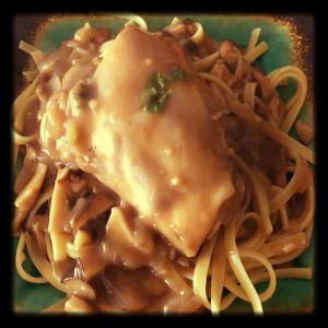 Chicken and Mushrooms in a Coca-Cola Sauce_image