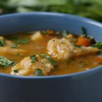 Vegetable Dumpling Soup Recipe by Tasty_image