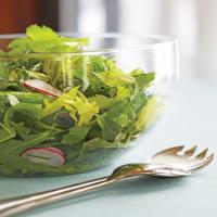 Arugula Salad with Radishes and Caper Vinaigrette_image