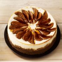 Pear-Gingersnap Cheesecake image