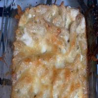 Spiked Rosemary Macaroni and Cheese Pie with Caramelized Shallots image