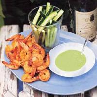 Curried Shrimp with Cucumber Vinaigrette_image