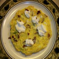 Sun-Dried Tomato and Goat Cheese Frittata image