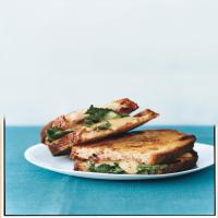 Grilled Cheese with Onion Jam, Taleggio, and Escarole_image