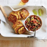 Corn Fritters with Spicy Zucchini Salsa_image