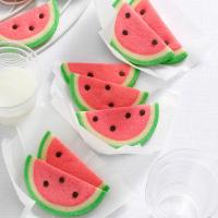 Watermelon Slice Cookies image