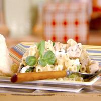 Greek Pasta Salad with Feta and Chicken image