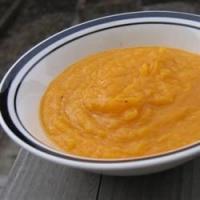 Acorn Squash Soup with Roasted Bell Peppers_image
