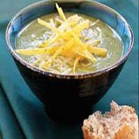 Cheesy Green Chili Soup image