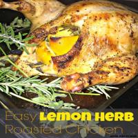 Easy Lemon Herb Roasted Chicken_image