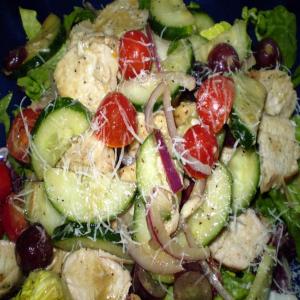 High Protein Greek Chicken Salad image