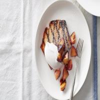 Grilled Pound Cake with Peaches and Plums_image