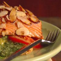 Salmon with Puff Pastry and Pesto image