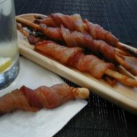 Bacon Wrapped Breadsticks image