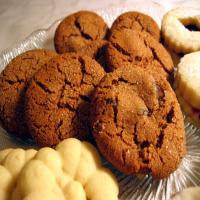 Swedish Ginger Cookies With Crystallized Ginger image